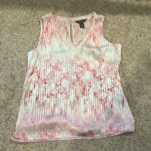 Like New WHBM pink top. Size medium